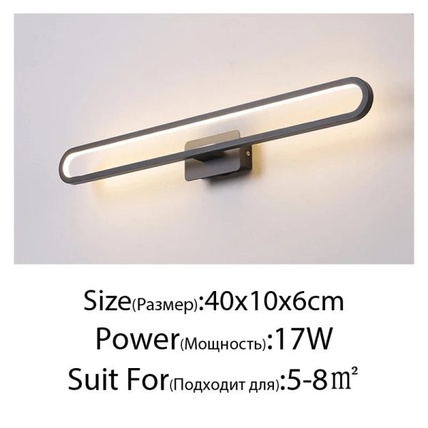 Mirror Light LED Wall Light Bathroom Cabinet Light Makeup Mirror Lights  LED Vanity Lights Wall Lamp for Mirror Indoor Lighting - Image 22