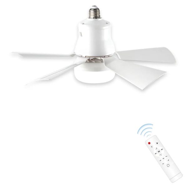 LED 30W Ceiling Fan Light E27 with Remote Dimming Function 85-265V Smart Silent Ceiling Fan for Home Bedroom Living Room - Image 7