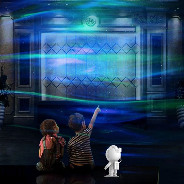2023 Upgrade Astronaut Northern Lights Aurora Projector Night Light Spaceman For Kid Adult Gaming Room/Party/Home Decor - Image 4