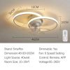 Modern Ceiling Fan with Light Smart Lamp Fan with Remote and APP Control for Bedroom Indoor LED Ceiling Fans Chandeliler - Image 7