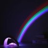 Novelty LED Colorful Rainbow Night Light Romantic Sky Rainbow Projector Lamp luminaria Home bedroom light - Image 2