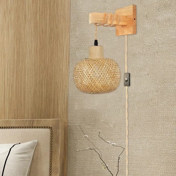 Wall Sconce Bedside Light Fixture Wall Mount Sconce Rustic Bathroom Vanity Wall Light for Kitchen Bathroom Hallway Home Bedroom - Image 3